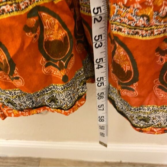 Forever 21 boho Paisley print patchwork Spaghetti country Dress Y2K maxi M - Picture 9 of 13